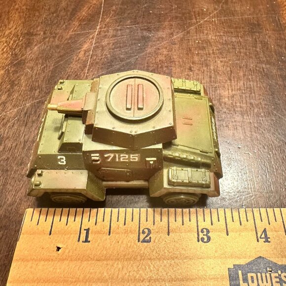 Vintage Ideal 1974 Camo Mighty Mo Military Tank #7125 - Picture 5 of 7